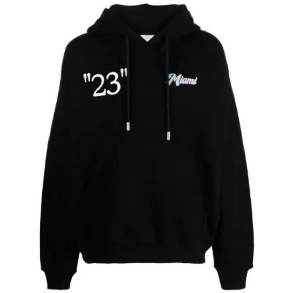 Off-White Kit Miami Hoodie in Black - Picture 1 of 5